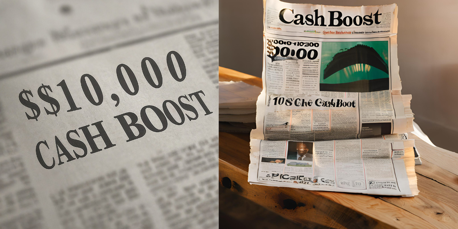 $10,000 cash boost