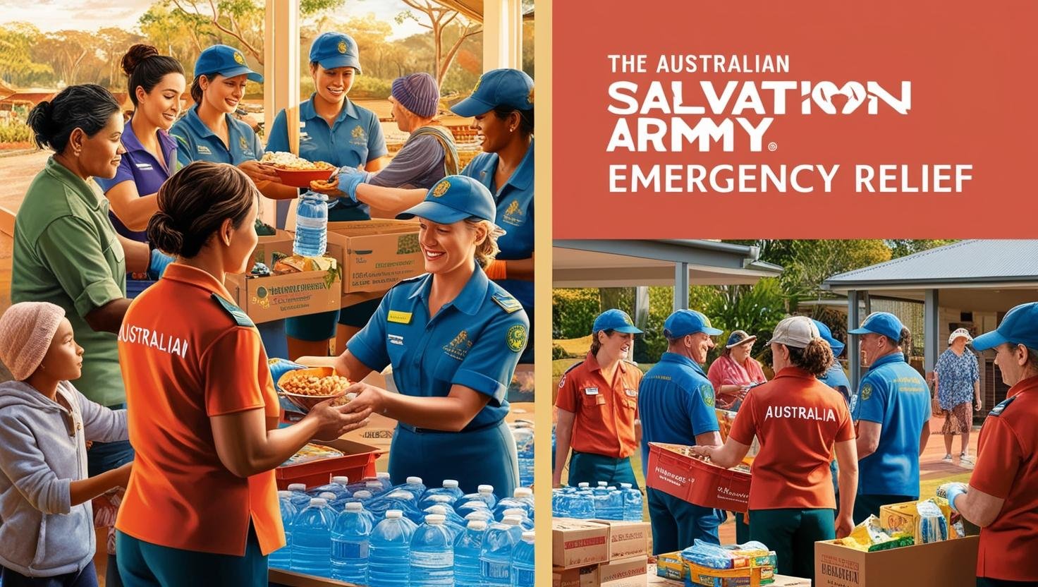 Salvation army emergency relief for Australians