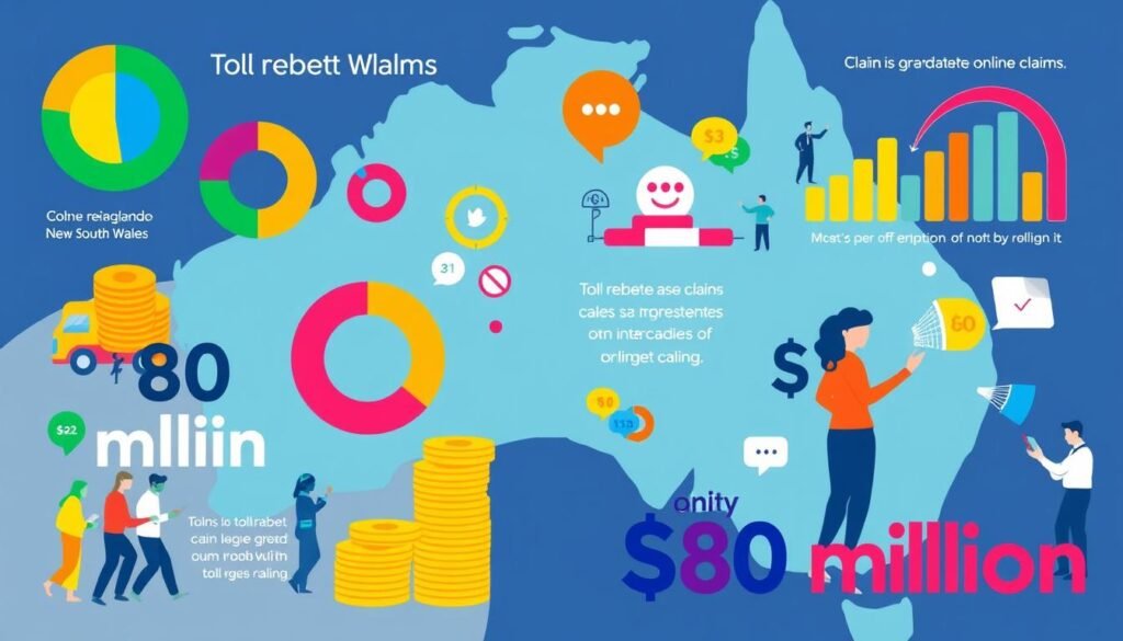 Toll rebate claim statistics